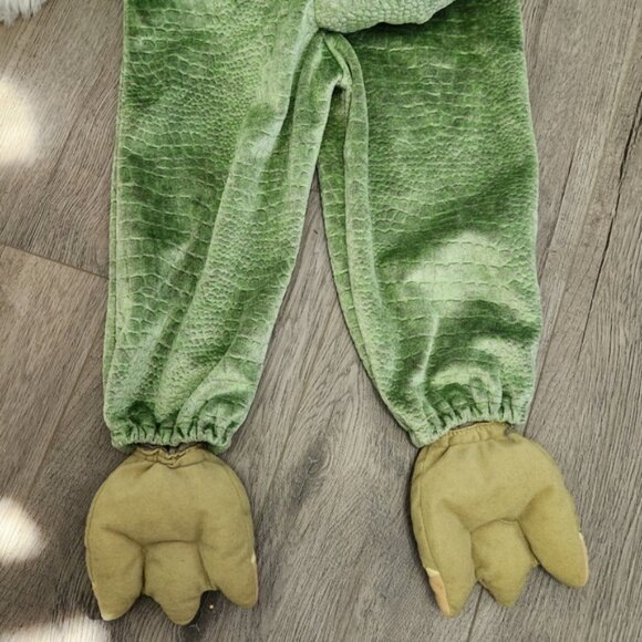 Green Dragon/Dinosaur Plush Toddler Halloween Costume Size 2-3 Yrs - Picture 8 of 14